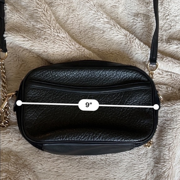 Coach- Black Pebbled Leather Crossbody - Picture 9 of 9